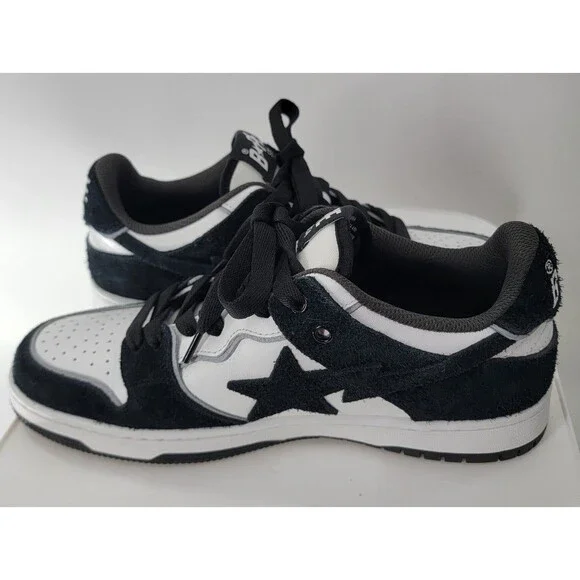 A Bathing Ape Bape SK8 StaBlack Suede - Picture 7 of 11